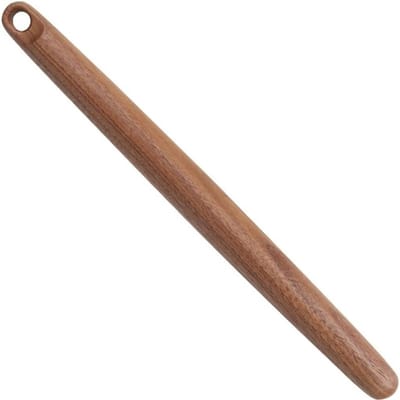 Houten Deegroller - Bakroller Koekjesroller - Bakken Koekjes Taart - Ergonomisch Ontworpen Handvat - 40x3.5 cm - Natuurlijk Hout