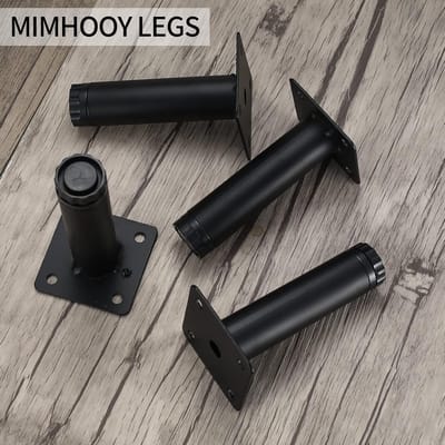 Famanu - 4 stuks verstelbare meubelpoten 30 cm - metalen steunpoten voor bank tafel stoel bureau keuken kast