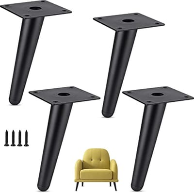 Metalen Meubelpoten - 15 cm Vervangende Poten voor Diverse Meubels - Set van 4