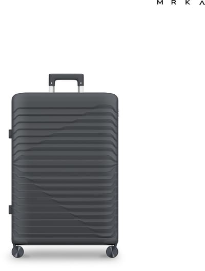 MRKA® Milano - Reiskoffer Large (L) - Zwart - Koffers - Koffer - Koffer Groot - Koffer Ruimbagage - Grote Koffer - Koffer 20 KG - Suitcase - Valies - Polypropyleen Koffer - Lichtgewicht - TSA Slot - Cijferslot - 360° Wielen - 70x45x29cm – 91 Liter*