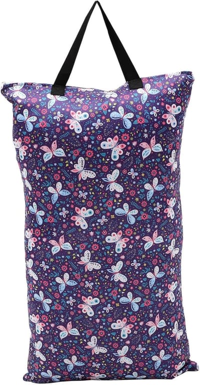 Luiertas Herbruikbaar - Natte Zak - Baby Verzorging - Compacte Opbergruimte - 70x40cm - Donkerblauw