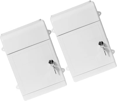 Postbox Set - Suggestiedoos Klachtendoos - Veilig Opslaan - Waterdicht Ontwerp - 34.5x26.5x10cm - Wit