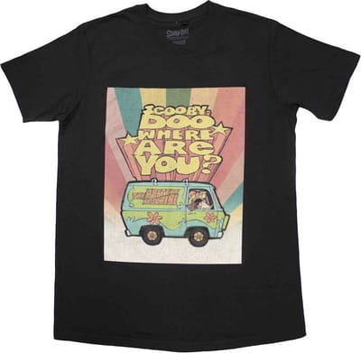 Scooby-Doo - Where Are You? Heren T-shirt - S - Zwart
