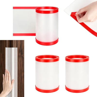 Vingerklembescherming voor Deuren - 3 Stuks Transparant, Zelfklevend, Ideaal voor Klaslokaal en Slaapkamer, 18 x 120 cm