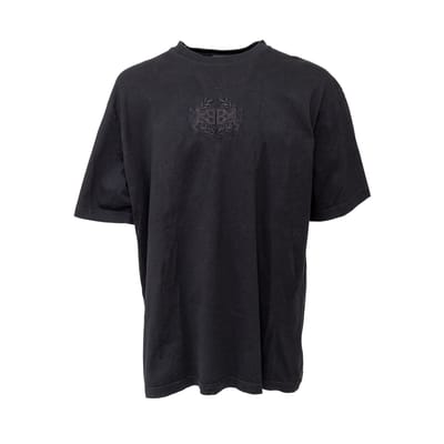 Balenciaga T-shirt met geborduurde leeuwenlauwerkrans - jaren '20
