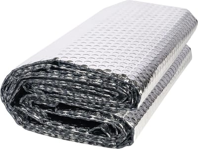 Reflecterende Aluminium Isolatiefolie voor Radiatoren, Vloeren en Muren - Warmte-isolatie en Energie-efficiëntie (1,5 m x 2,5 m)