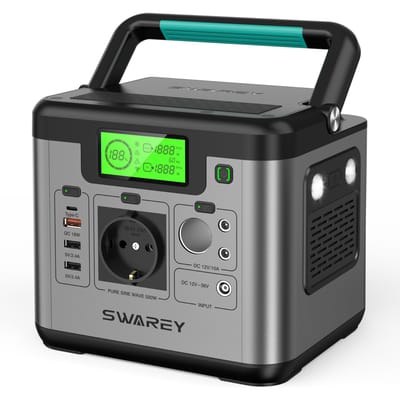 500W (piek 1000W) krachtcentrale zonnegenerator noodstroomoplader Power Bank back-upbatterij voor buiten kamperen, thuisenergie