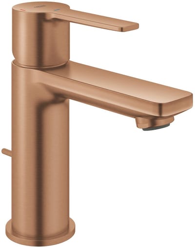 GROHE Lineare New XS-Size ES Wastafelmengkraan – Koude Start – Trekwaste – EcoJoy – Geborsteld Warm Sunset