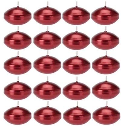 Drijvende Kaarsen Set van 20 Stuks - Ø 4,5 cm x 2,5 cm - Ongeparfumeerd - Ideaal voor Bruiloften, Spa, Diner en Kerstmis