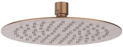 IVY Hoofddouche Slim 20 cm - Eco-air - Geborsteld Mat Koper