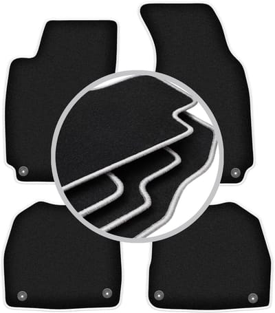 CARLUX-SILVER automatten voor: Skoda Superb I sedan (2001-2008)