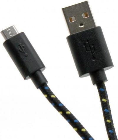 SBOX USB-1031B USB-kabel 1 m USB 2.0 USB A Micro-USB A Zwart