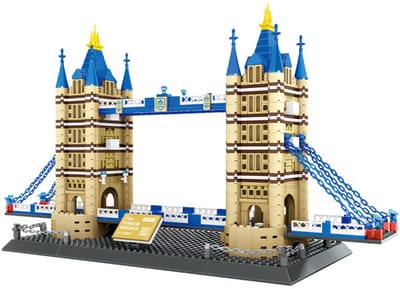 DIY Architectuur Bouwblok Set – Model van de Tower Bridge – WANGE 5215 – Bouwstenen voor Kinderen & Volwassenen