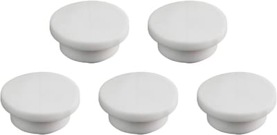 Deksels voor Afvoer - Afvoerpluggen Set - Keuken en Badkamer - Lekvrije Afdichting - 5 Stuks - Wit