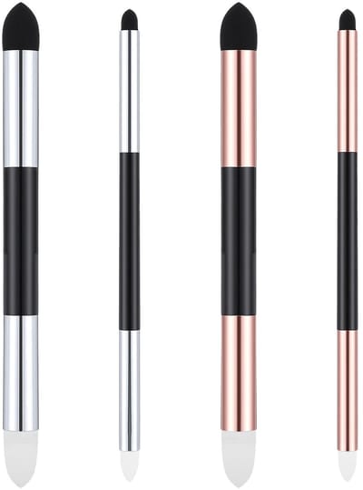 Dailygoods- Blending Spons Set 6-delig - Herbruikbare Menggereedschappen - Dubbele Punt - Olie Pastel - Schets Borstels - Hoogwaardig Materiaal - Menggereedschap