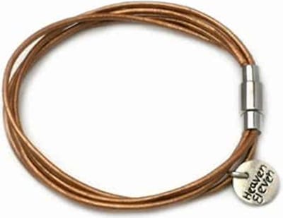 Heaven Eleven - Leer 2mm met rvs sluiting -18cm