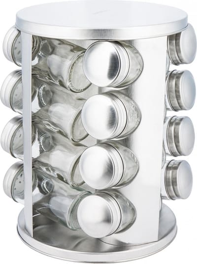 Kinghoff 4011 kruidenrek - RVS - 17-delig