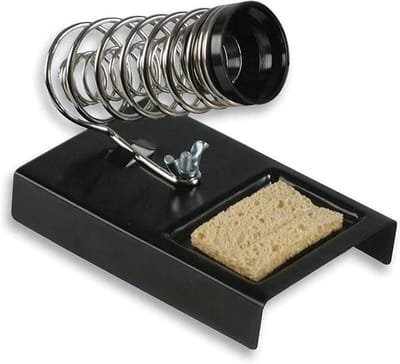 Soldeerbout Stand - Soldeerstation Houder - Veilig Soldeeren - Holle Bodem - 100 mm Lengte - Zwart