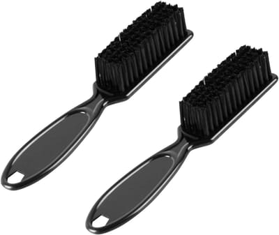 Set van 2 Haartrimmer Reinigingsborstels - Nylon Borstels voor Scheermes en Nagels, Schoonmaakgereedschap voor Kappers