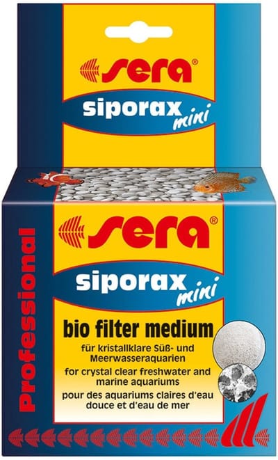 Siporax mini 130 gram - Sera Filtermedium