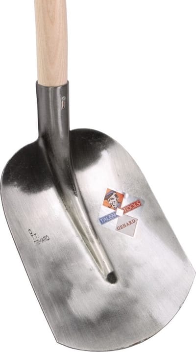 Talen Tools - Schepbats - Maat 0 - Blank gepolijst - Essenhouten steel - 100 cm