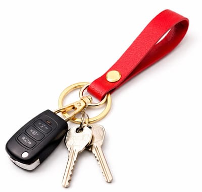 Luxe Dames Sleutelhanger I Sleutelhouder I Autosleutelhanger I Moderne Stijl I Met Dubbele Sleutelringen I Rood