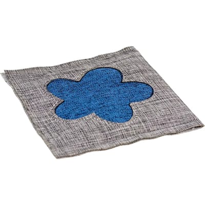 Duvo+ Eco Navy Vierkant & Catnip - Kattenkruid - Kattenspeelgoed - 8x8x1cm