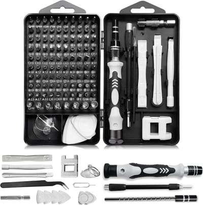 Precisie schroevendraaierset, professional 115 combi 1 magnetische reparatieset voor computers, mobiele telefoons, laptops, tablets, spelconsoles, horloges, camera's, brillen, elektronica, doe-het-zelf projecten, etc
