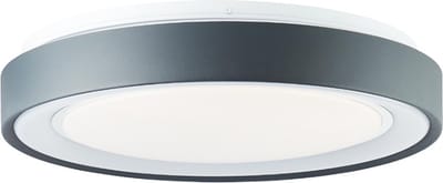 Brilliant Tessy - Plafondlamp - Antraciet;Wit