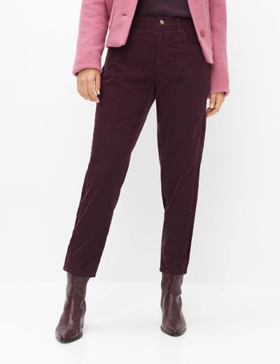 Brax Dames Jeans  Style MILEY S BLACKBERRY VIOLET, donkerpaars, maat 38