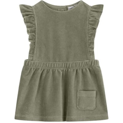 Prénatal newborn jurk velours Light Khaki Green 50 dames
