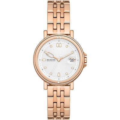 Skagen Signatur Sport Lille SKW3136 Horloge - Staal - Rosékleurig - Ø 34 mm