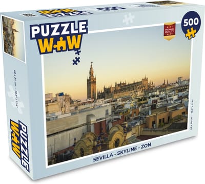 Puzzel Sevilla - Skyline - Zon - Legpuzzel - Puzzel 500 stukjes