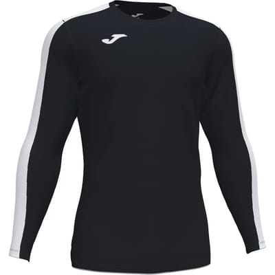 Joma Academy III Voetbalshirt Lange Mouw Kinderen - Zwart / Wit | Maat: 96-104