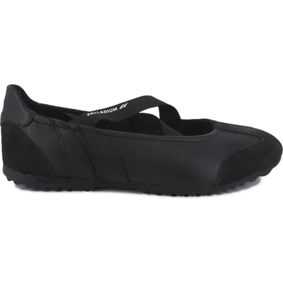 Palladium - RACER BALLERINA LTH - Ballerinaschoenen - Kleur: Zwart - Maat: 40