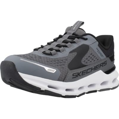 Skechers GLIDE-STEP PLUS - VISTA-LANE Jongens Instappers - Charcoal / Zwart