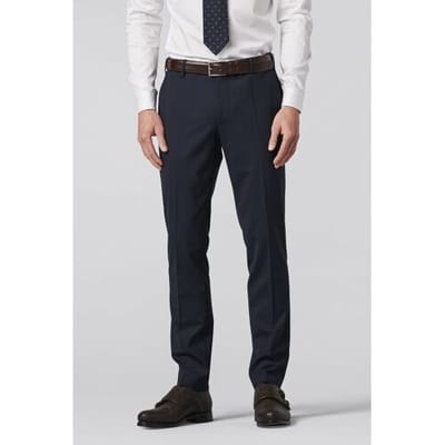 Meyer Broek Oslo Tropical Wool Travel Flex Waistband 4-Way-Stretch Navy / male