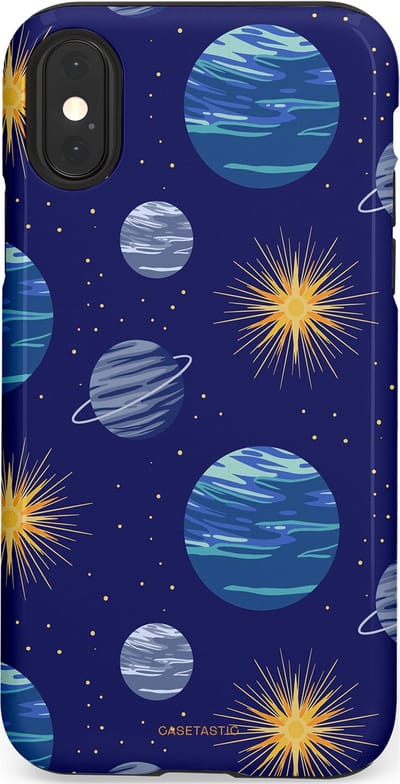 Casetastic Hoesje Geschikt voor Apple iPhone X/Xs - Stijlvolle Beschermende Duo-layer Case - Stralende ster