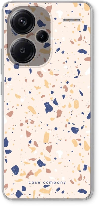Case Company® - Hoesje geschikt voor Xiaomi Redmi Note 13 Pro plus hoesje - Terrazzo N°23 - Soft Cover Telefoonhoesje - Bescherming aan alle Kanten en Schermrand