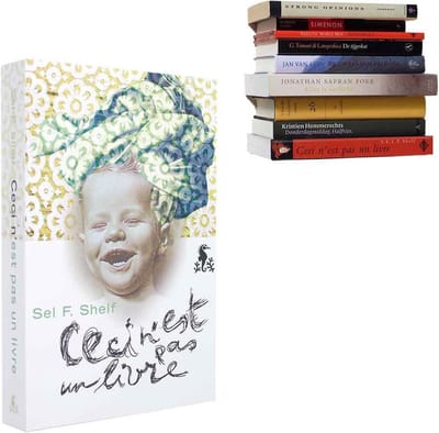 Zwevende boekenplank Selfshelf - Baby - Groen - Ceci n'est pas un livre