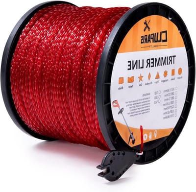 Snaartrimmer draad - Onkruideter string - Gazon onderhoud - Spiraalvormige twist - 3 pond 900 voet - Rood