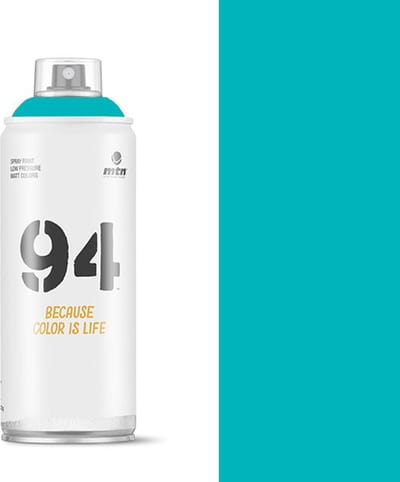 MTN94 Formentera Blauwe spuitverf - 400ml lage druk en matte afwerking