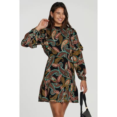 Shiwi Ladies Montevideo Dress Batik Paisley Size: XS | Mini Dresses Outlet | Dames |