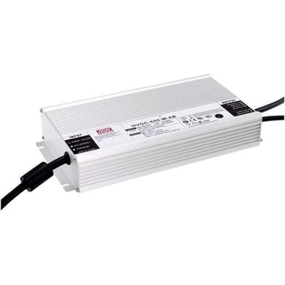 MEAN WELL HVGC-650-L-AB LED-driver Constant vermogen 649.6 W 2.8 - 3.5 A 92.8 - 232 V/DC Instelbaar, Dimbaar, PFC-schakeling,