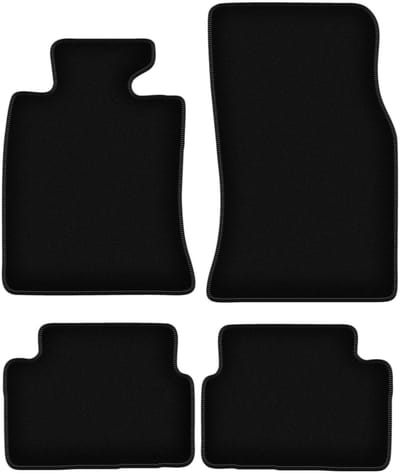 BASIC zwarte velours matten voor: Mini Clubman R55 hatchback (2006-)