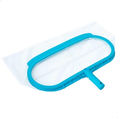 Dailygoody - Blad Hark voor Zwembad - Telecopische Opstang - Blauw - Zwembadaccessoires - Voor het Verwijderen van Bladeren - Intex Leaf Rake