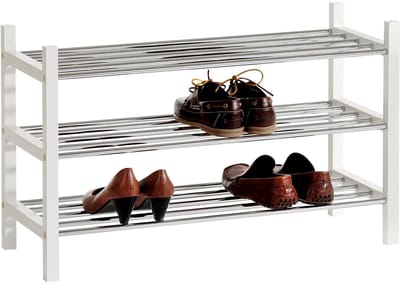 Schoenenrek RESA met 3 planken in wit