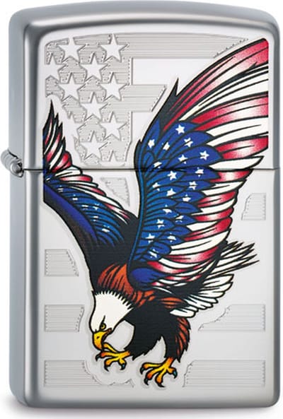 Zippo aansteker Eagle and Flag 2003450