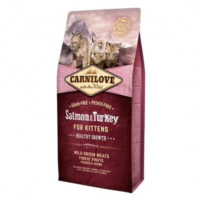Carnilove Cat Salmon/Turkey Kittens 6 kg