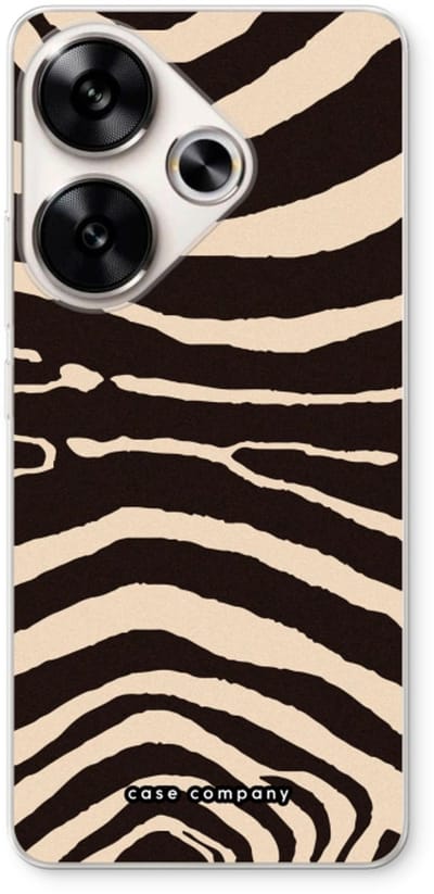 Case Company® - Hoesje geschikt voor Xiaomi Poco F6 hoesje - Arizona Zebra - Soft Cover Telefoonhoesje - Bescherming aan alle Kanten en Schermrand